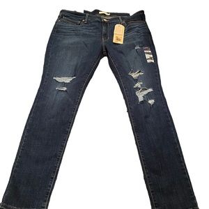 Levis 711 skinny 18 Medium W34 L30 Highrise Dark Wash